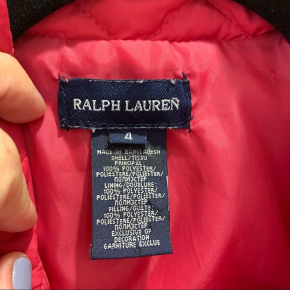 Ralph Lauren Pink Quilted Jacket- 4 - Picture 4 of 8